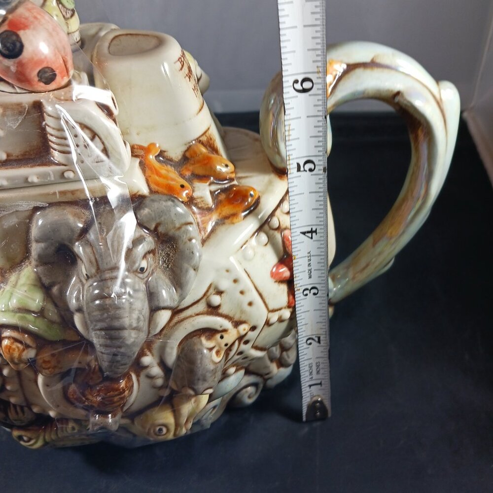 Harmony Kingdom Cardew Design LE Teapot Ceramic Noah Ark Decor - Picture 7 of 7
